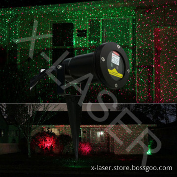 Red&Green Laser Light for Outdoor Garden House Trees Lighting